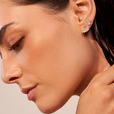 - The Pampelonne Moissanite Earrings -