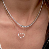 - The Beloved Moissanite Necklace -
