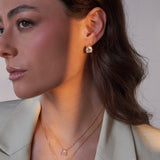 - The Petal 9mm Moissanite Necklace -