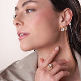 - The Bloom 6mm Moissanite Earrings -
