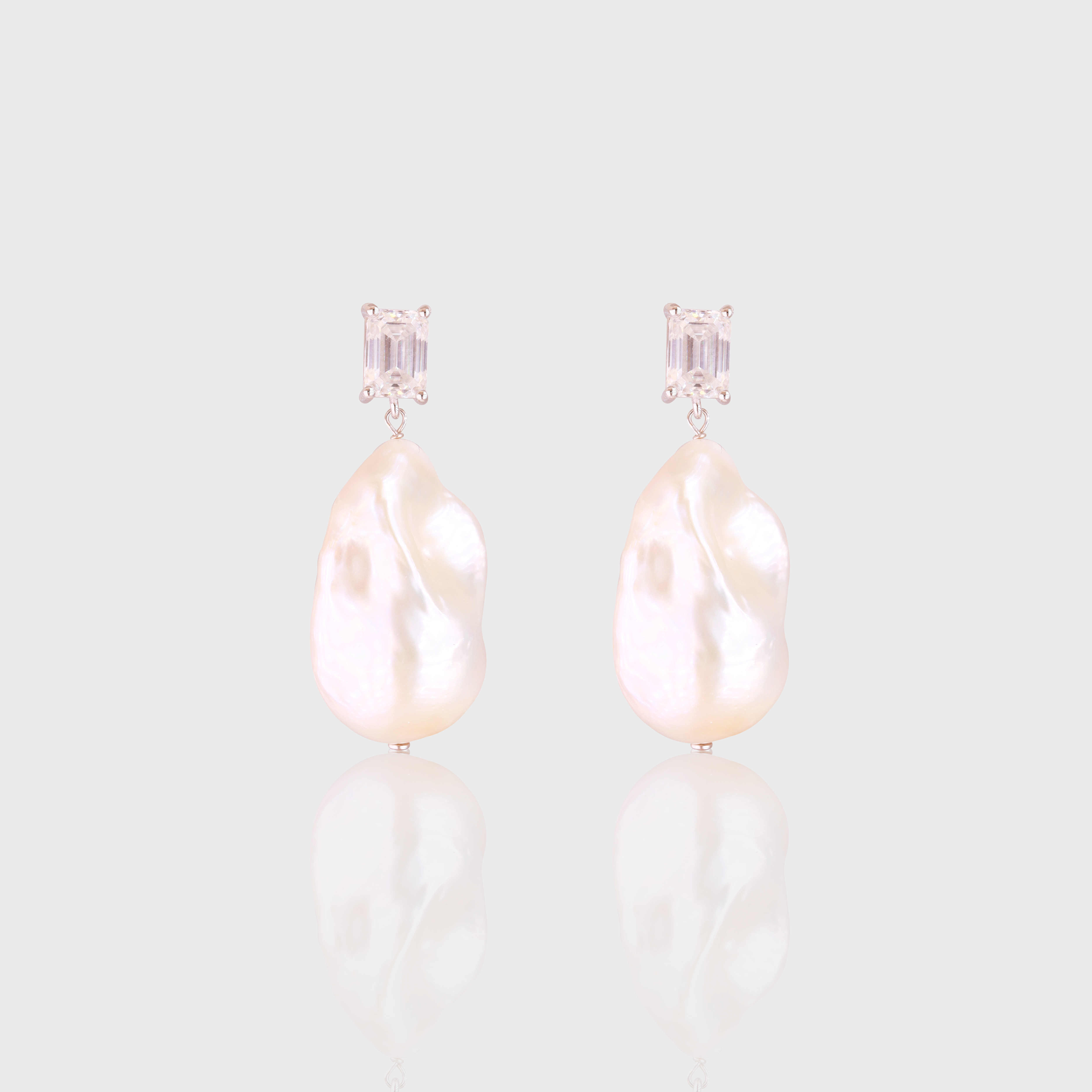 - The Blanche Moissanite Earrings -