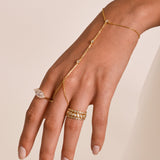 - The Hand-Chain Moissanite Bracelet -