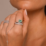 - The Fusion Wave Moissanite Ring -