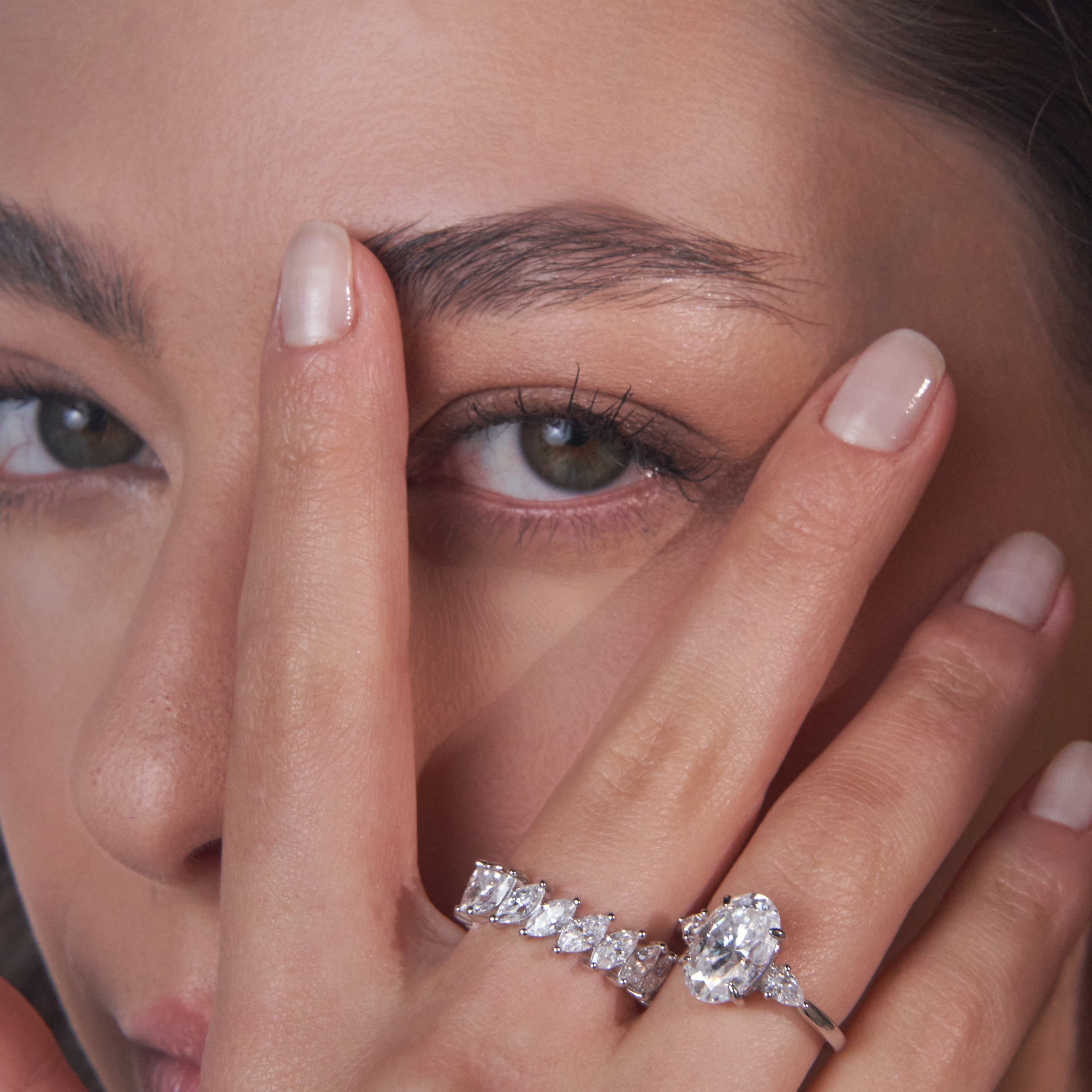 - The Bloom Moissanite Band -
