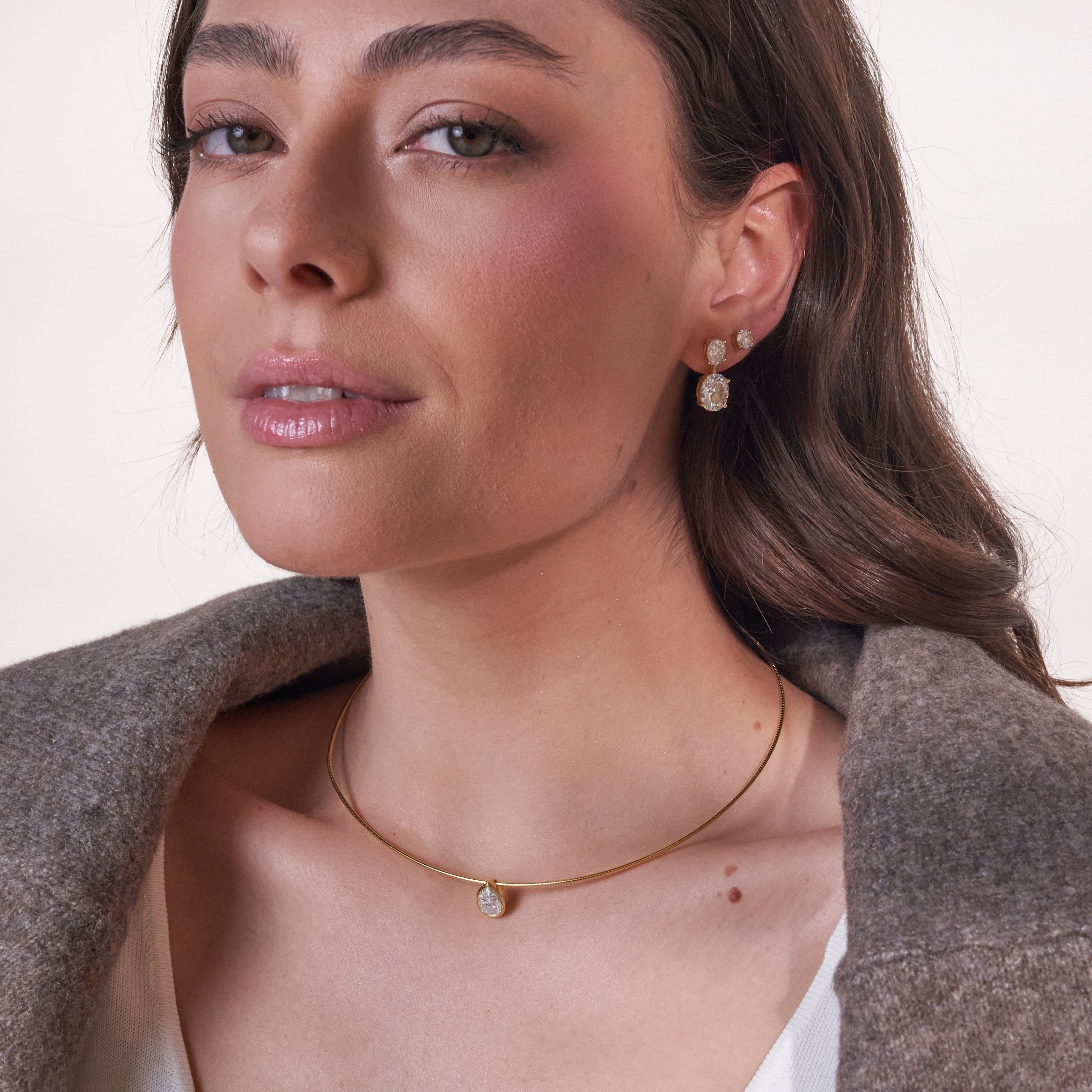 - The Harmony Moissanite Earrings -