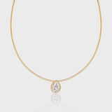 - The Tulip Moissanite Necklace -