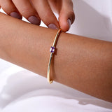 - The Radiant Amethyst Bracelet -