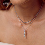 - The Glimmer Moissanite Necklace -