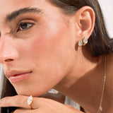 - The Teardrop Moissanite Earrings -