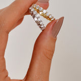 - The Chic Moissanite Ring -