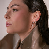 - The Petit Wisteria Moissanite Earrings -