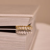 - The Marquise Moissanite Band -