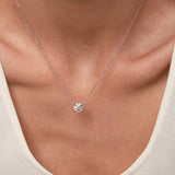 - The Bold 8mm Champagne Moissanite Necklace -