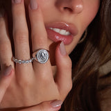 - The Flawless Moissanite Ring -