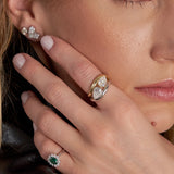 - The Wave Moissanite Ring -