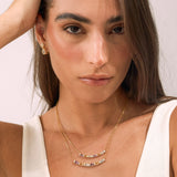 - The Golden Hour Gemstones Necklace -