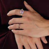 - The Dainty Amethyst Ring -