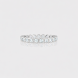 - The Slim Blue Topaz Ring -