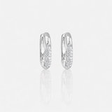 - The Timeless Moissanite Hoops -