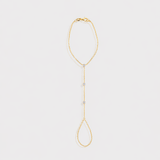 - The Hand-Chain Moissanite Bracelet -