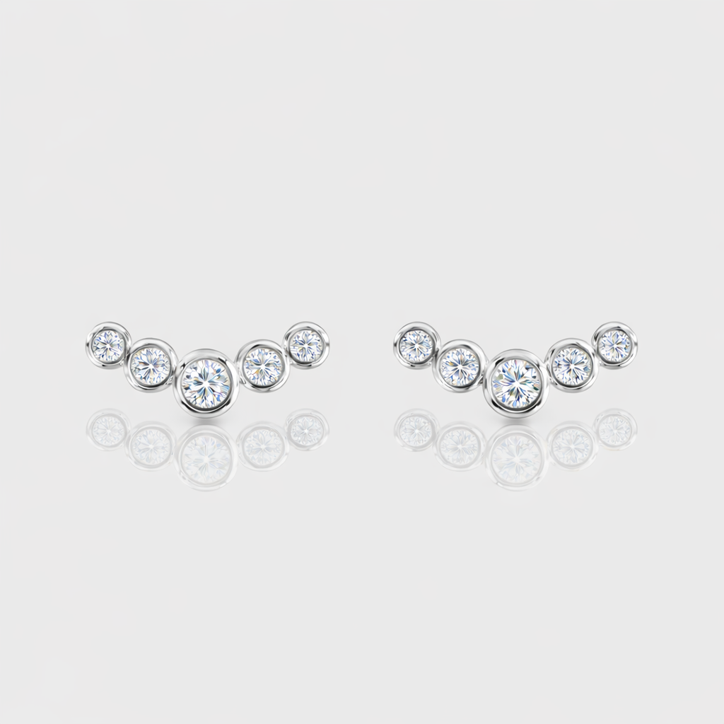 - The Constellation Moissanite Earrings -