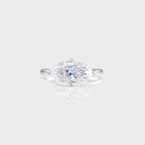 - The Marquise Moissanite Ring -