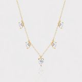 - The Rainfall Moissanite Necklace -