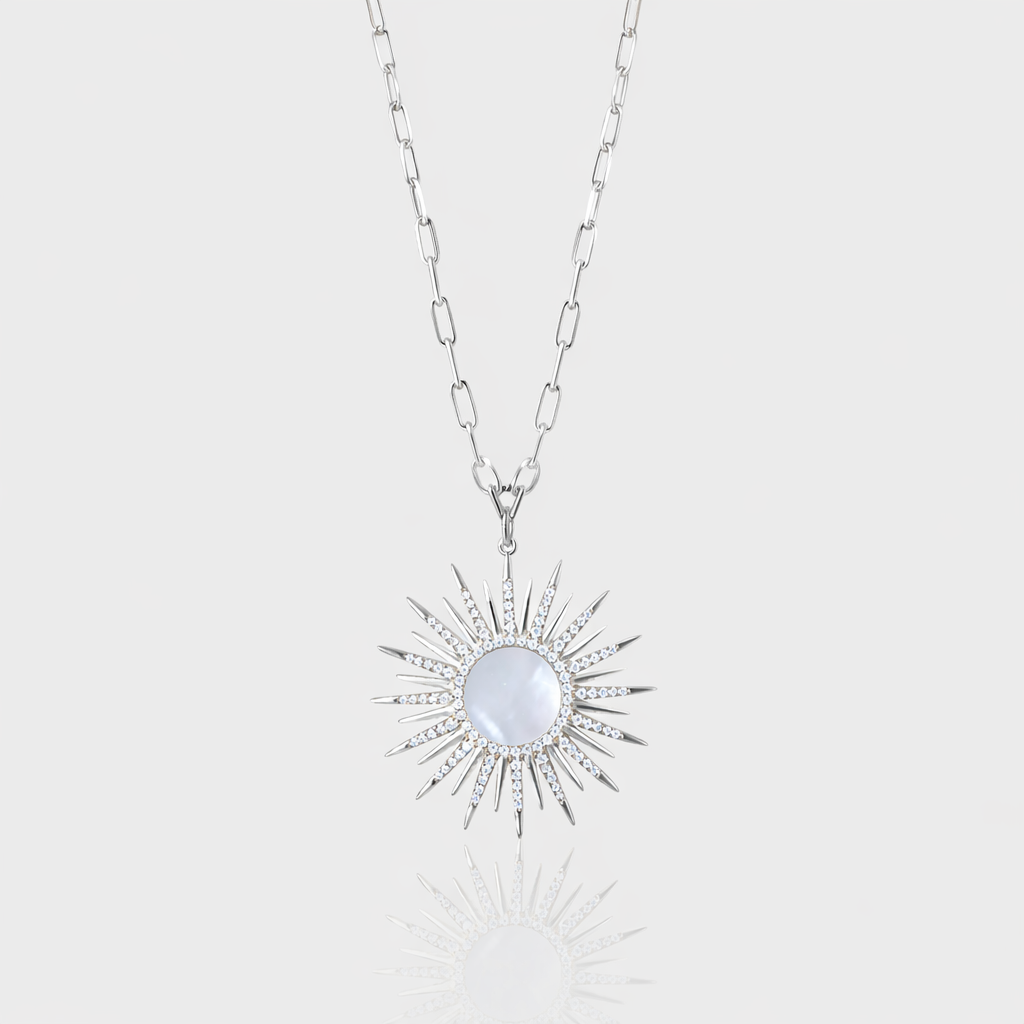 - The Solstice Moissanite Necklace -