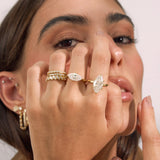 - The Grand Marquise Moissanite Ring -