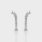- The Freesia Moissanite Earrings -