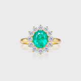 - The Capri Moissanite Ring -