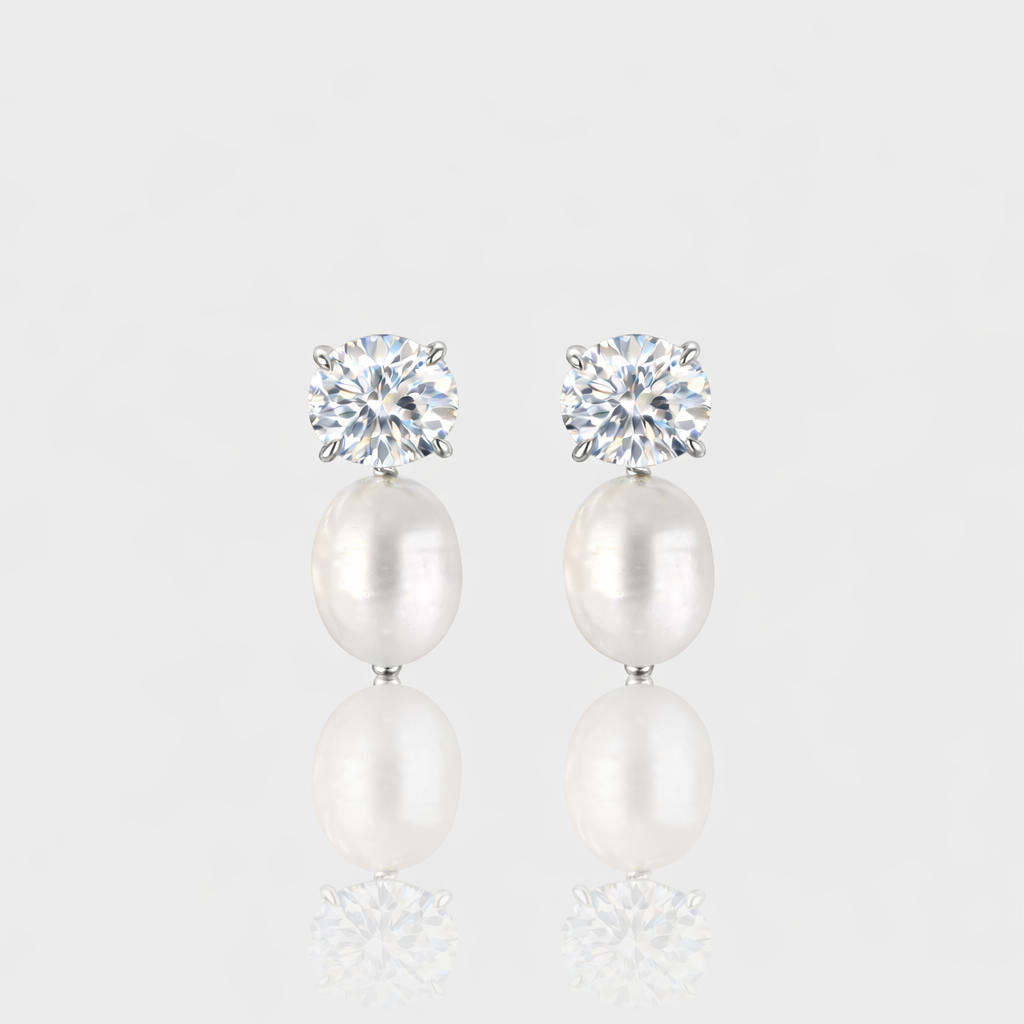 - The Divine Moissanite Earrings -