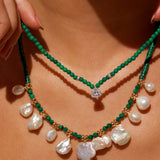 - The Bora Malachite Necklace -