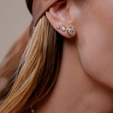 - The Soleil 10mm Moissanite Earrings -