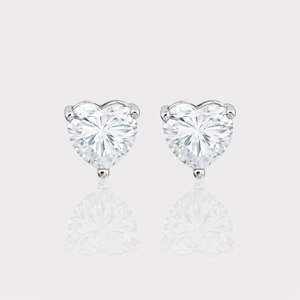 - The Eternity Moissanite Earrings -