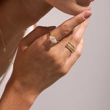 - The Marquise Moissanite Ring -