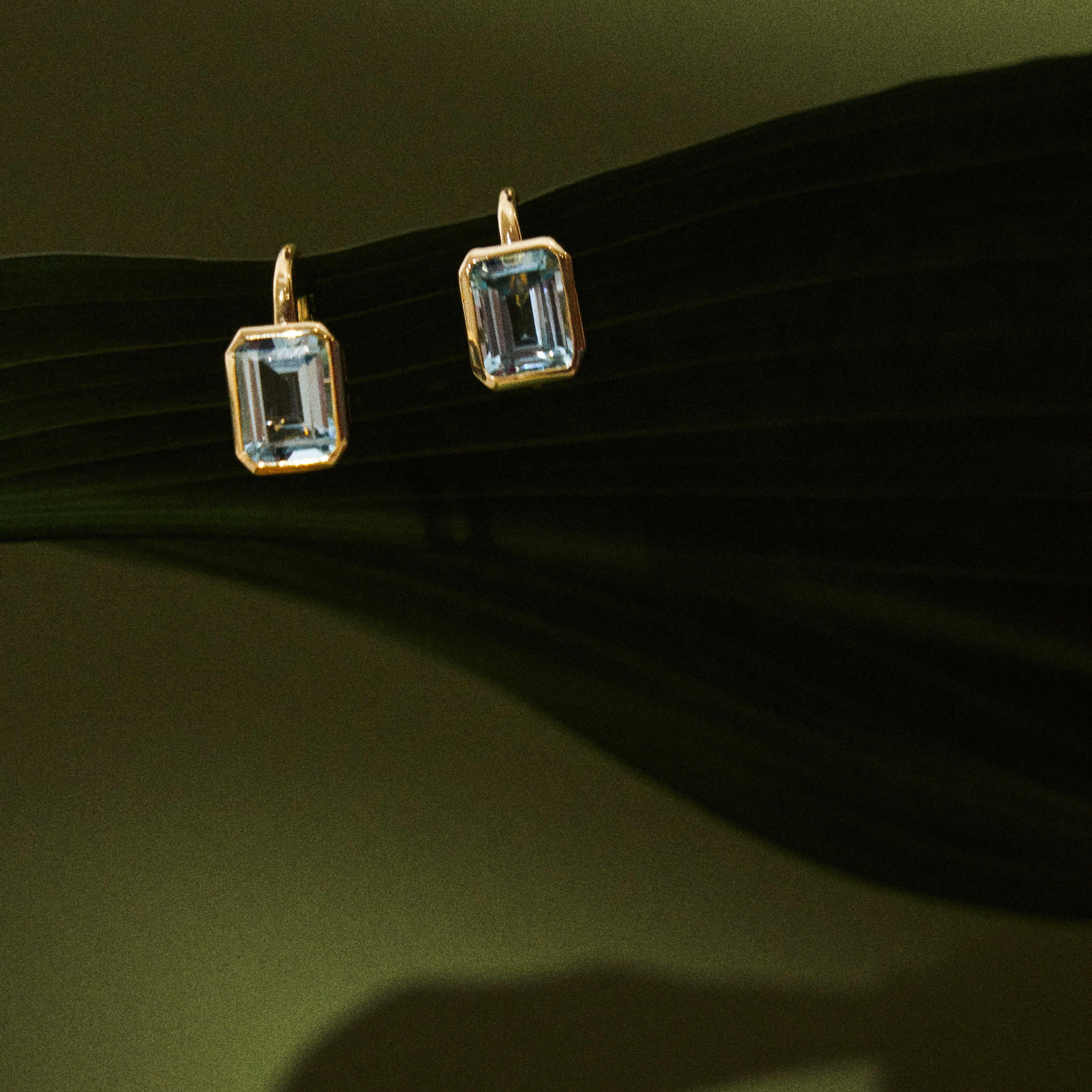 - The Azure Blue Topaz Earrings -
