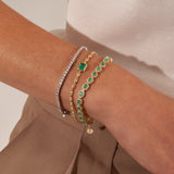 - The Dainty Moissanite Bracelet -