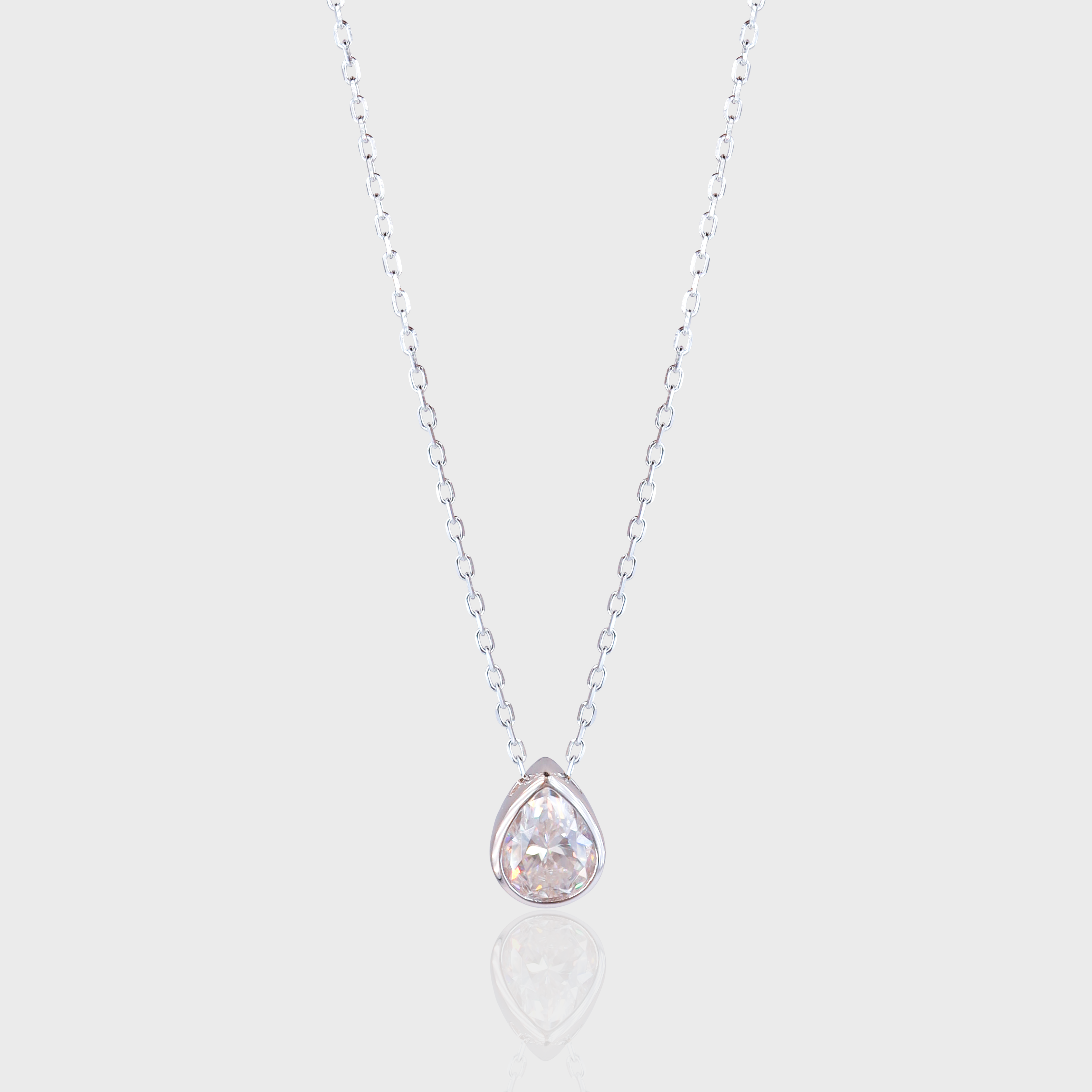 - The Elegant Moissanite Necklace -
