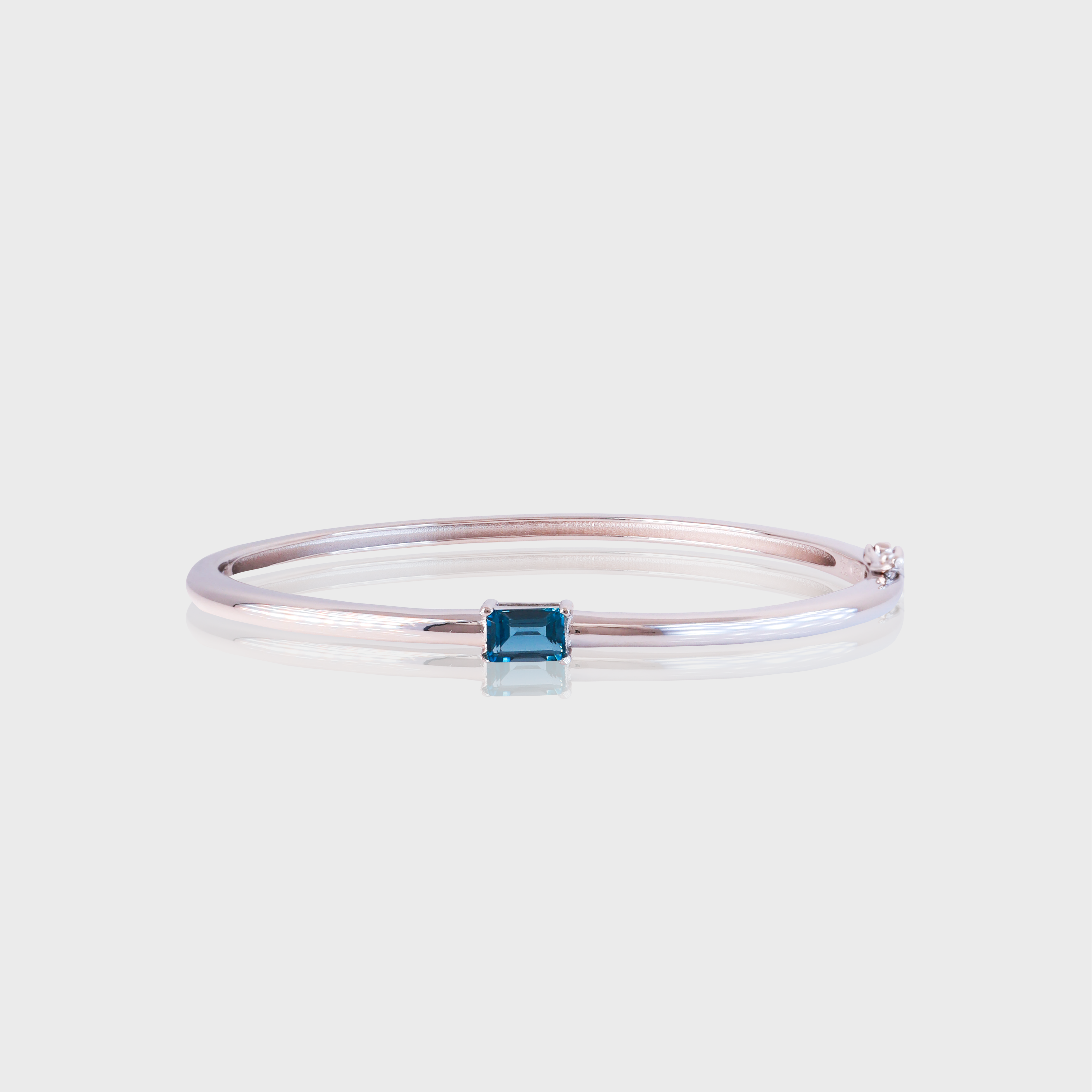 - The Radiant London Blue Topaz Bracelet -