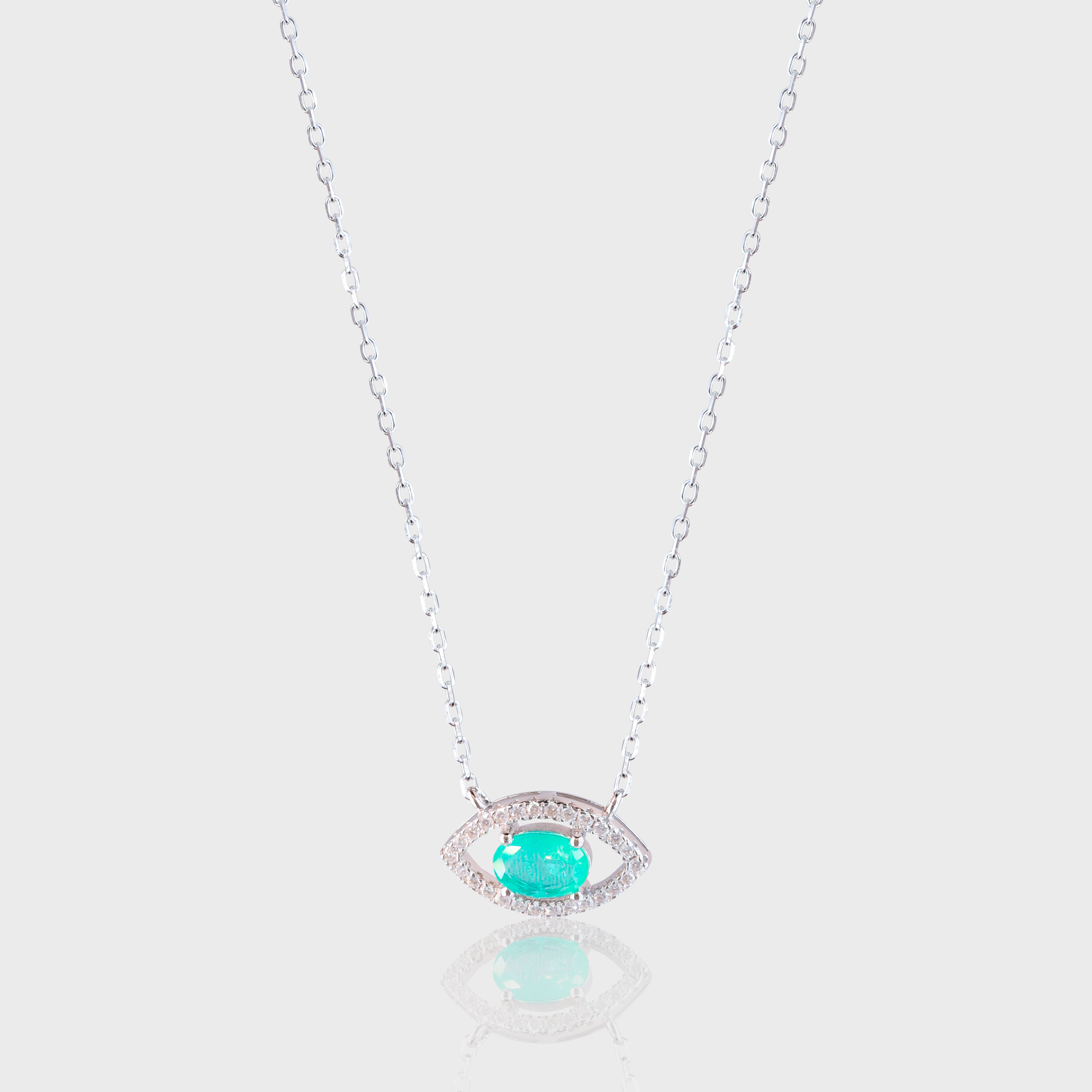 - The Aura Moissanite Necklace -
