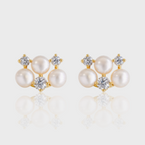 - The Jasmine Moissanite Earrings -