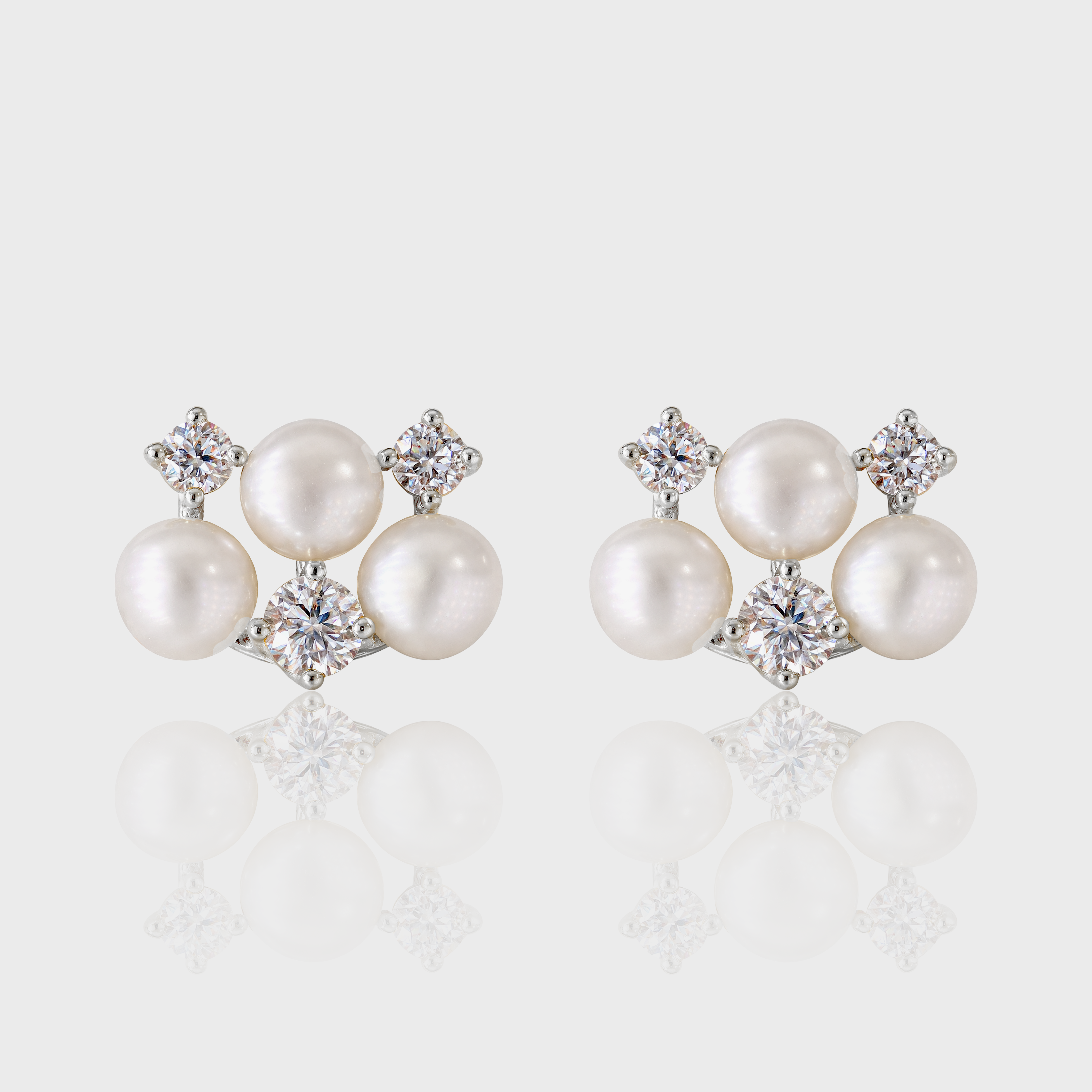 - The Jasmine Moissanite Earrings -