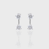 - The Petit Sublime Moissanite Earrings -