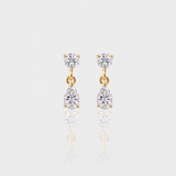 - The Amélie Moissanite Earrings -