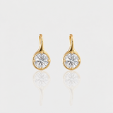 - The Margaux Moissanite Earrings -