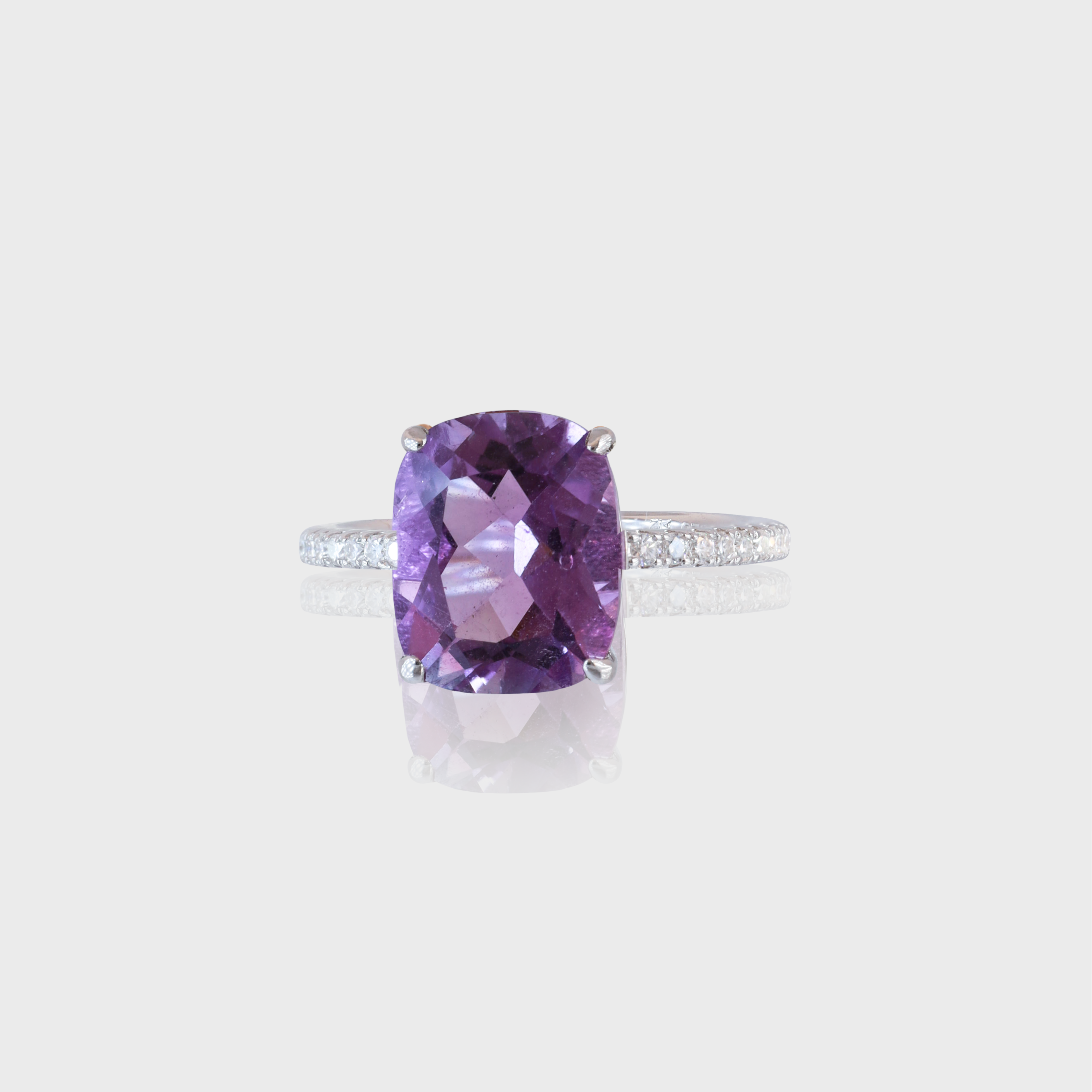 - The Radiant Amethyst Ring -