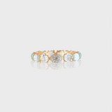- The Dainty Blue Topaz Ring -