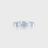 - The Dainty Blue Topaz Ring -