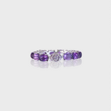 - The Dainty Amethyst Ring -